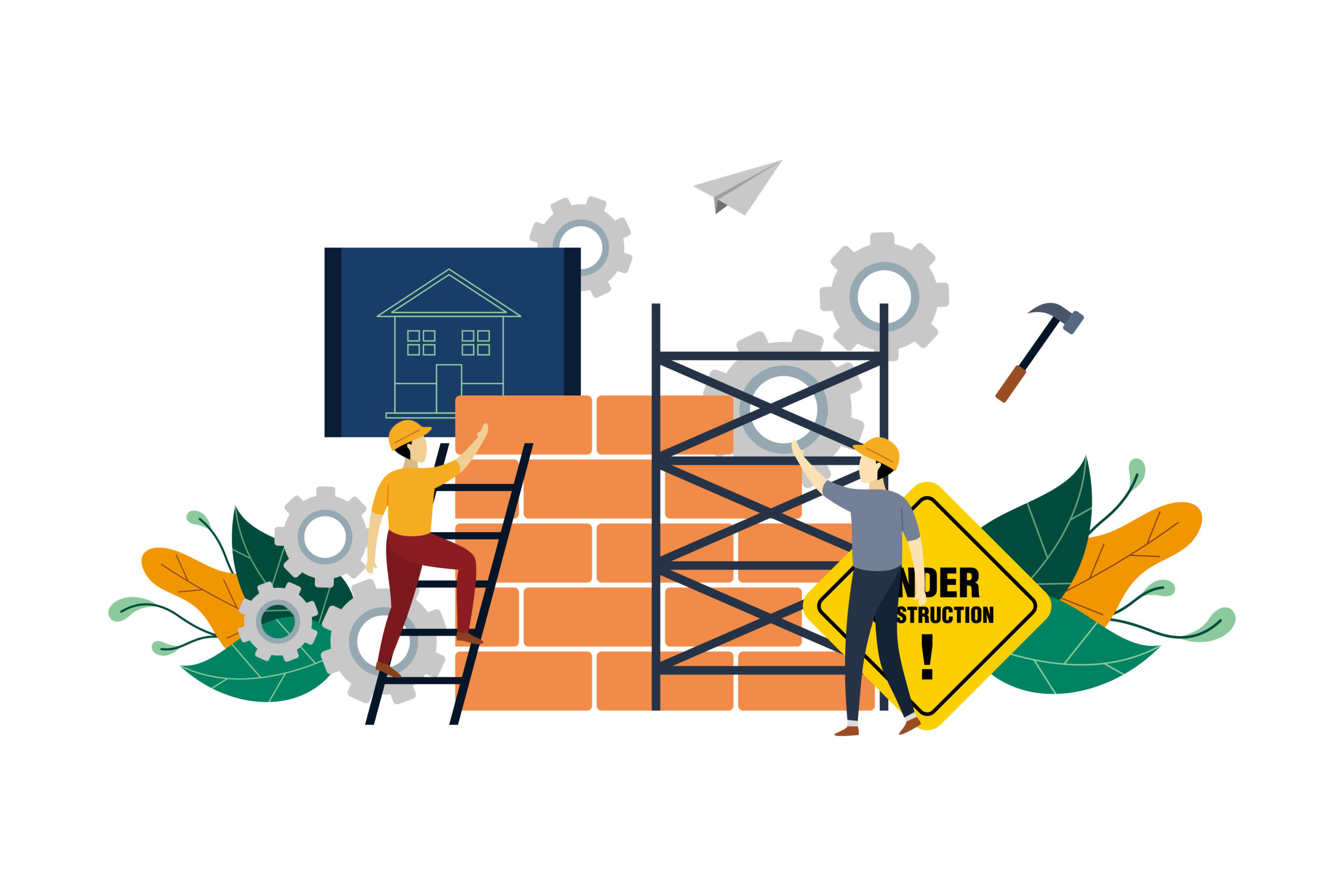 Building-Construction-Flat-Illustration-Graphics-3789526-1 We are proud to work with clients on many different projects like this construction company