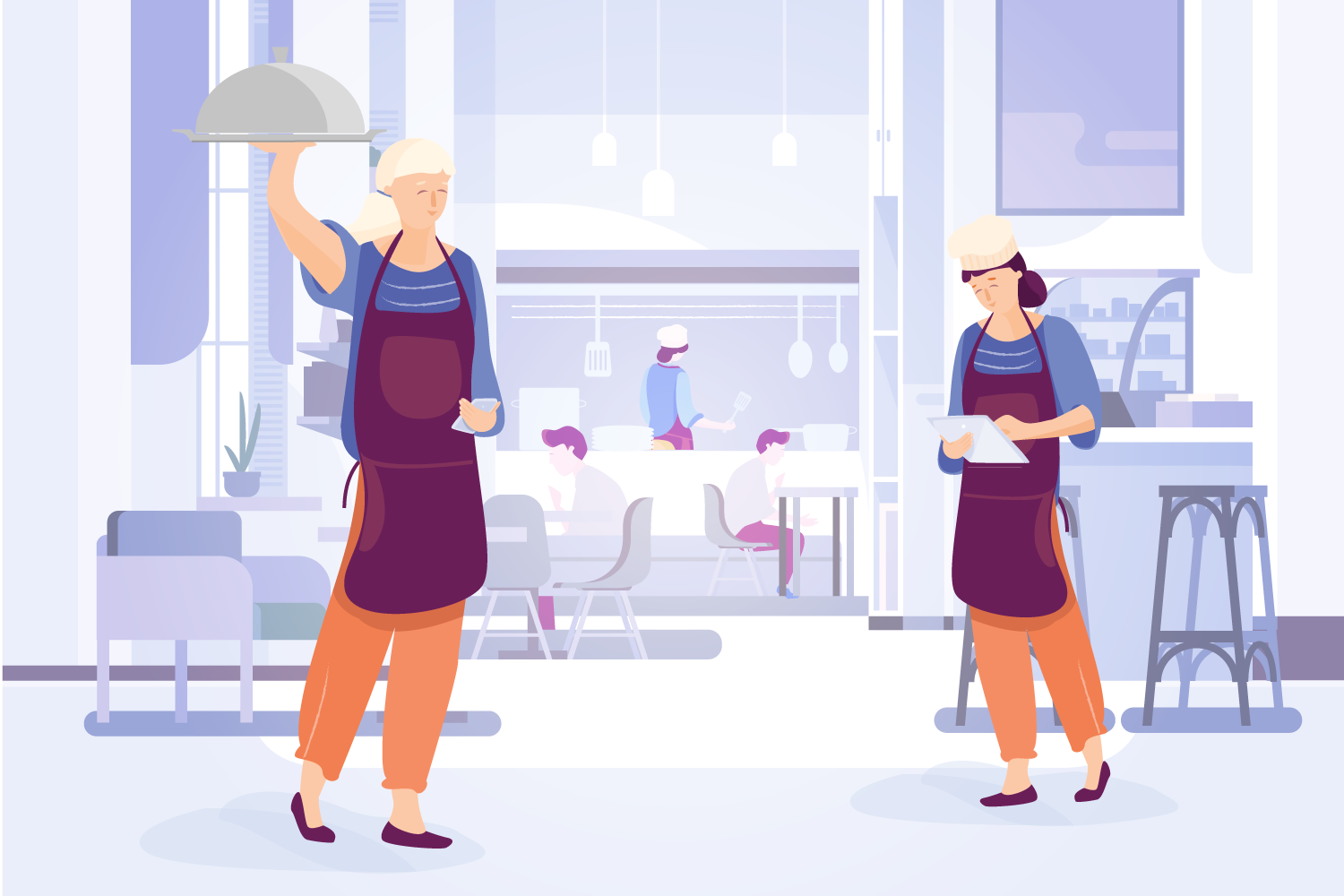 helping a restaurant build a website and online storefront